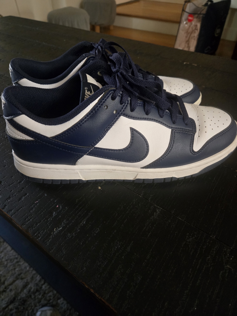 Nike Dunk Low Retro White Midnight Navy HF5441-107 Men’s 8.5 Women’s 10